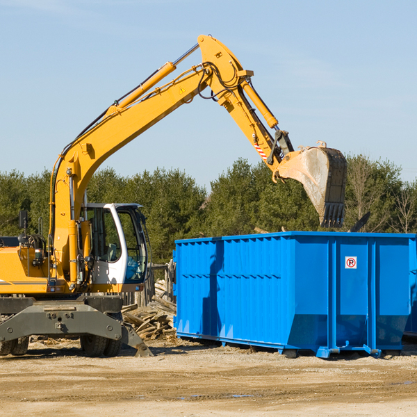 are there any restrictions on where a residential dumpster can be placed in Freeman South Dakota